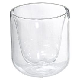 Taza de Vidrio Doble Pared 20 cl Transparente