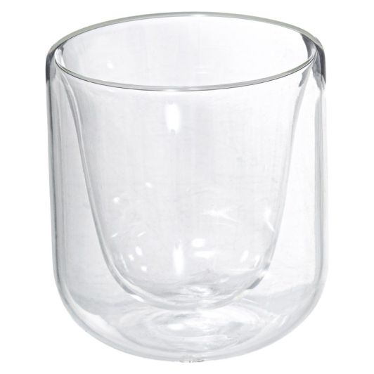 Taza de Vidrio Doble Pared 20 cl Transparente