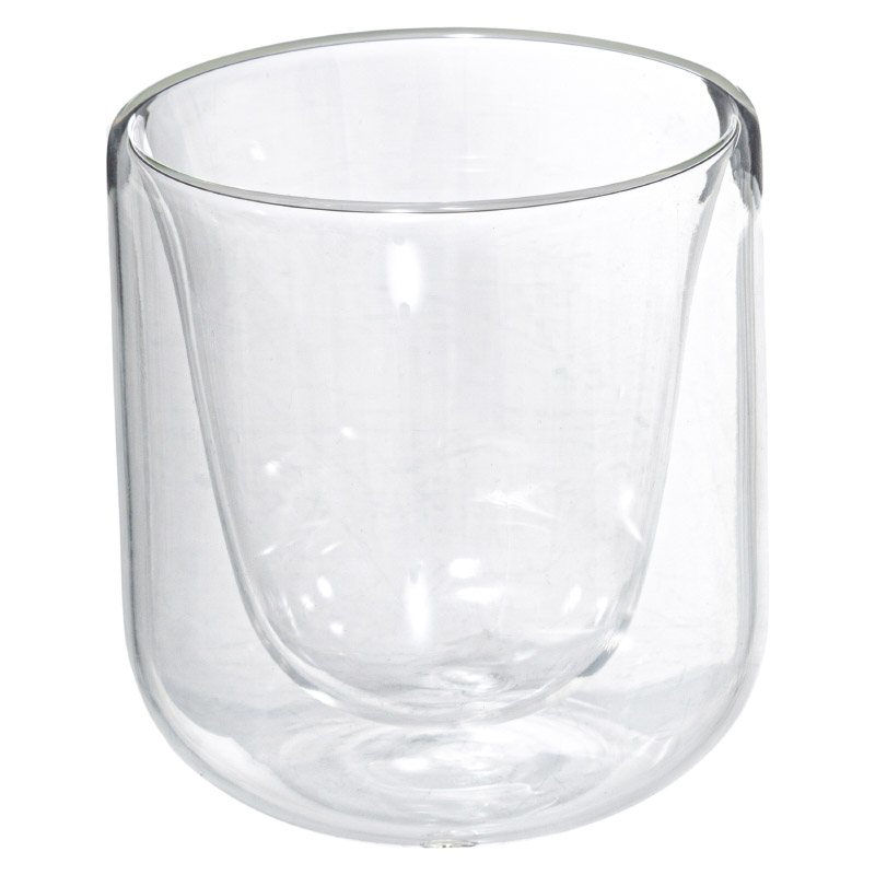 Taza de Vidrio Doble Pared 20 cl Transparente