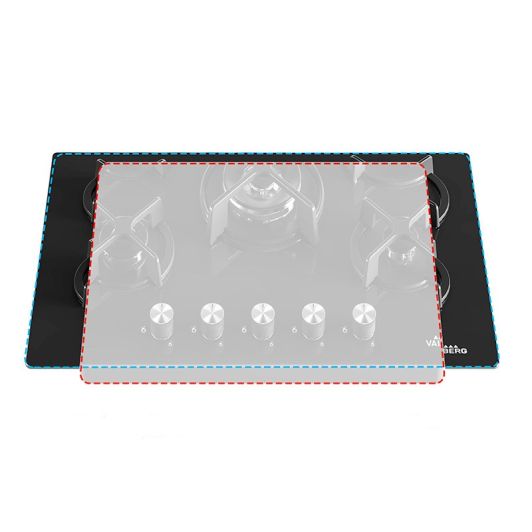 VALBERG GGH 5 IC 066T Placa de Gas Cristal 5 Quemadores
