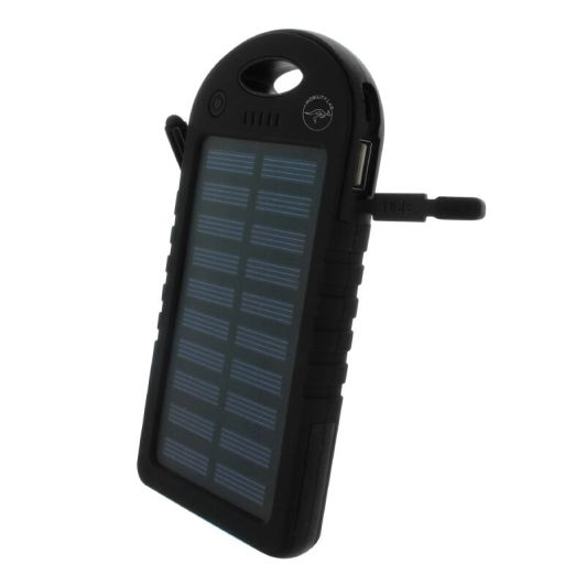 POWER BANK SOLAR 5000 mAh BATERÍA DE RESPALDO