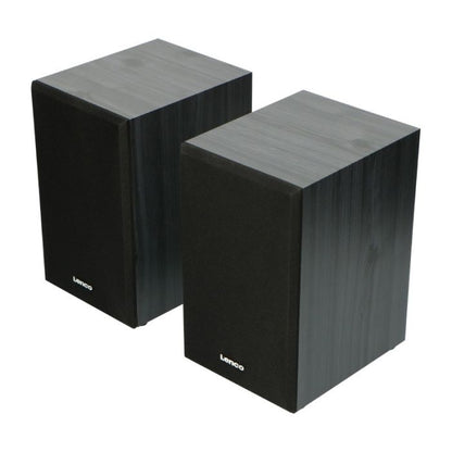 LENCOLS300 BK Turntable mit externen Lautsprechern, Audio‑Technica Tonabnehmer