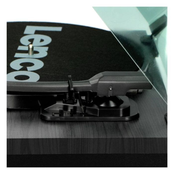 LENCOLS300 BK Turntable mit externen Lautsprechern, Audio‑Technica Tonabnehmer