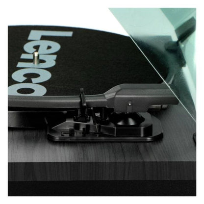 LENCOLS300 BK Turntable mit externen Lautsprechern, Audio‑Technica Tonabnehmer