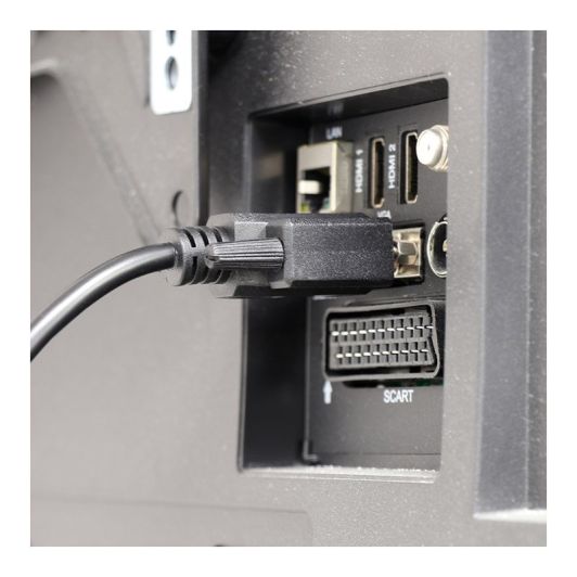 Edenwood Abschirmtes Hochwertiges VGA‑Kabel Male‑to‑Male Anschluss PC 1,8 m