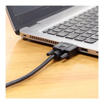 Edenwood Abschirmtes Hochwertiges VGA‑Kabel Male‑to‑Male Anschluss PC 1,8 m