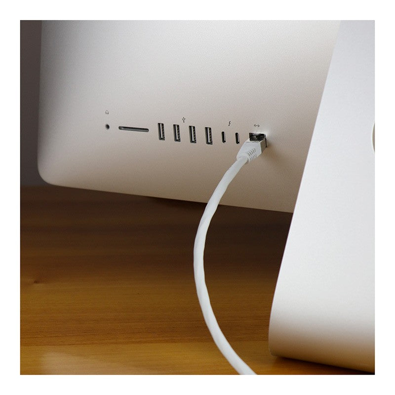 EDENWOOD Gigabit Ethernet Kabel 10Gbit/s 3m CAT6 Weiß