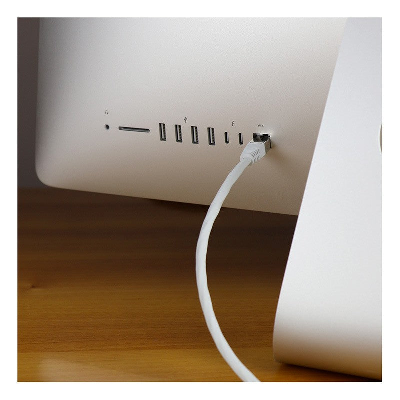 EDENWOOD Gigabit Ethernet Kabel 10 m Weiß Cat6 FTP