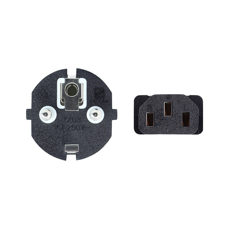 EDENWOOD Netzteilkabel 1,8 m für PC, schwarz
