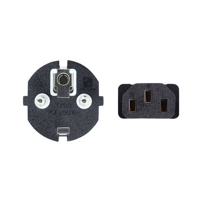 EDENWOOD Netzteilkabel 1,8 m für PC, schwarz