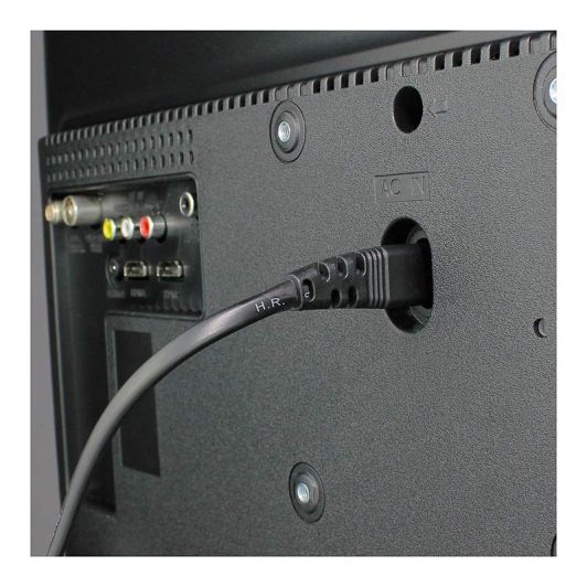 EDENWOOD Cable Alimentación de Red 2 Pines Negro