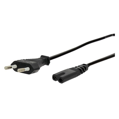 EDENWOOD Cable Alimentación de Red 2 Pines Negro