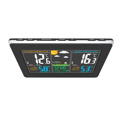EDENWOOD WS657 Wetterstation Außen‑Sensor Temperaturanzeige Uhr und Kalender