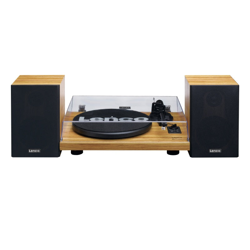 LENCO LS-500OK Plattenspieler Bluetooth 33/45 RPM 2 Lautsprecher