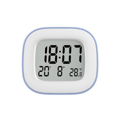 HIGH ONE E0356 Digitaler Wecker Blau mit Temperaturanzeige