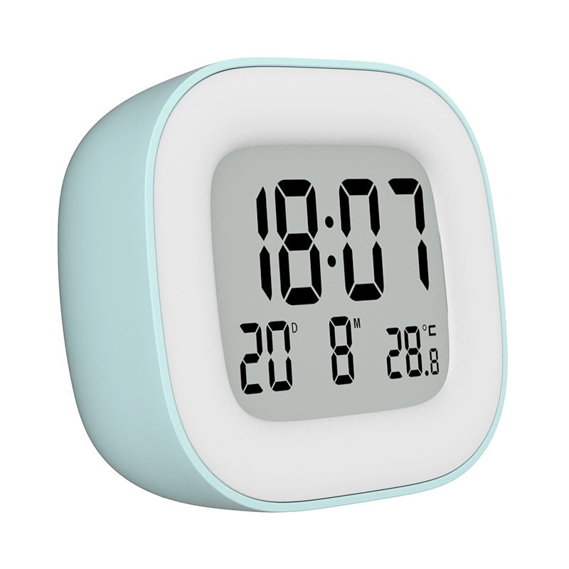 High One E0356 Despertador Verde con Alarma y Temperatura