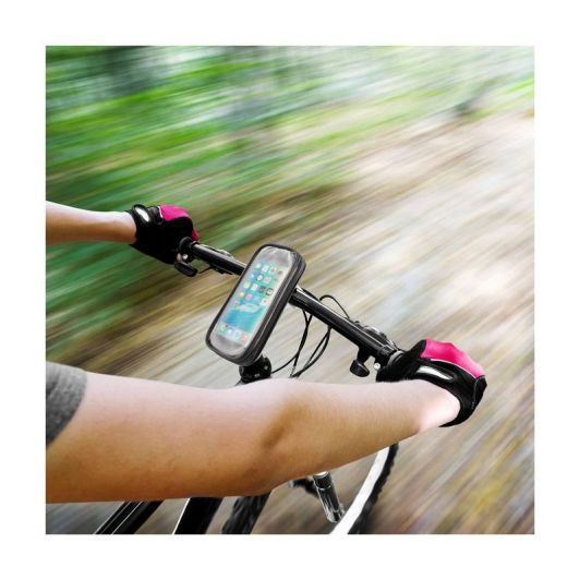 T’NB Soporte de Teléfono para Bicicleta Negro Impermeable