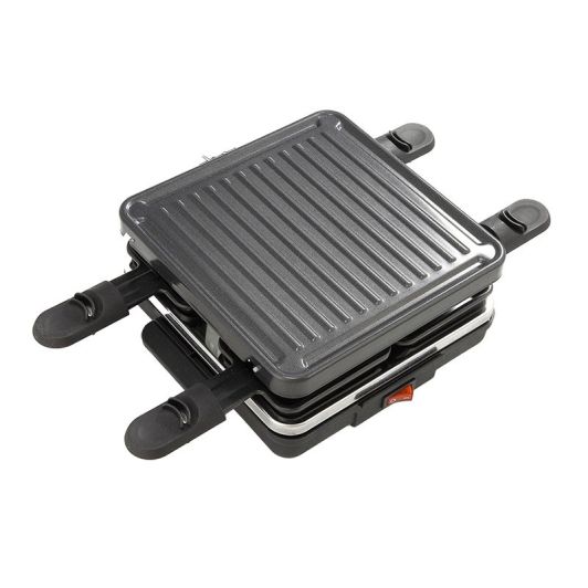 COSYLIFE CL-R4P Raclette Grill 4 Personen Stein
