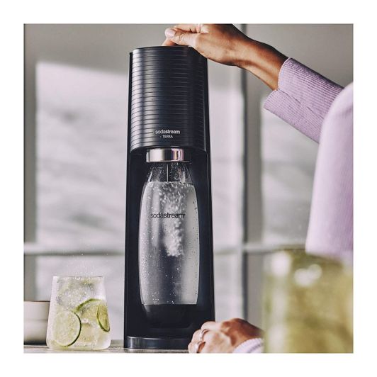 Sodastream Terra Máquina Soda Negra 1L