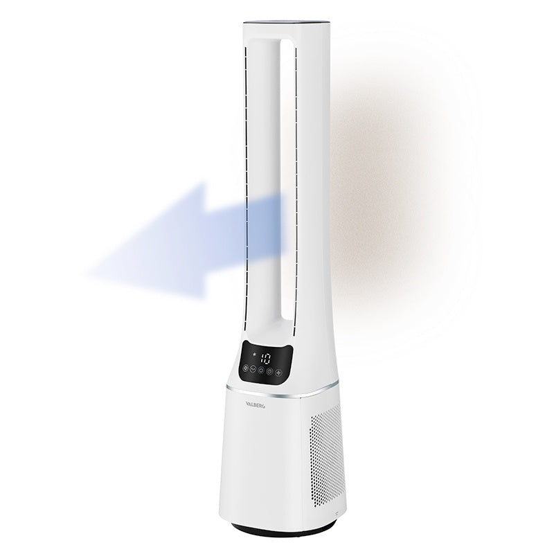VALBERG SUNNY-R PURE Ventilador Torre con Purificador de Aire Blanco