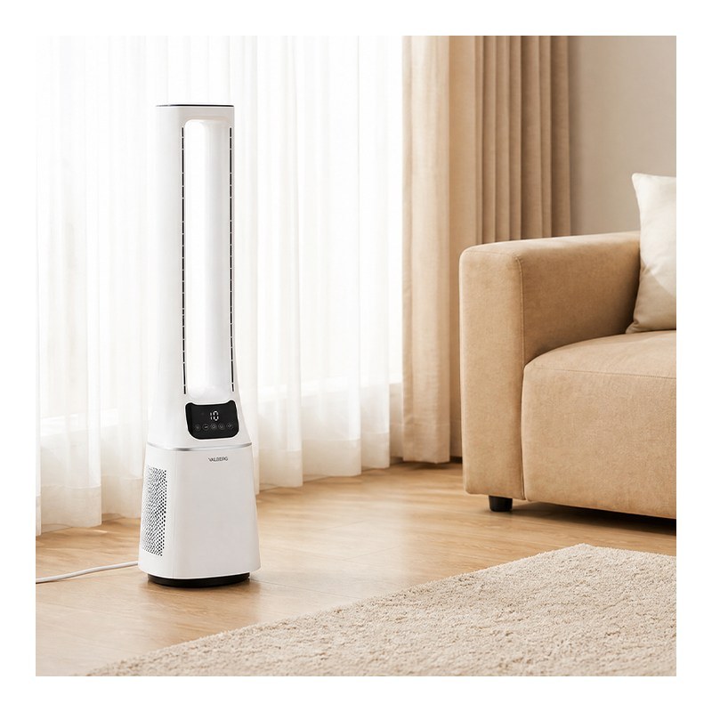 VALBERG SUNNY-R PURE Ventilador Torre con Purificador de Aire Blanco