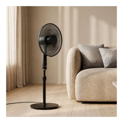 VALBERG INES B‑KOOL Standventilator 50 W 40 cm 3‑Stufen Schwarz
