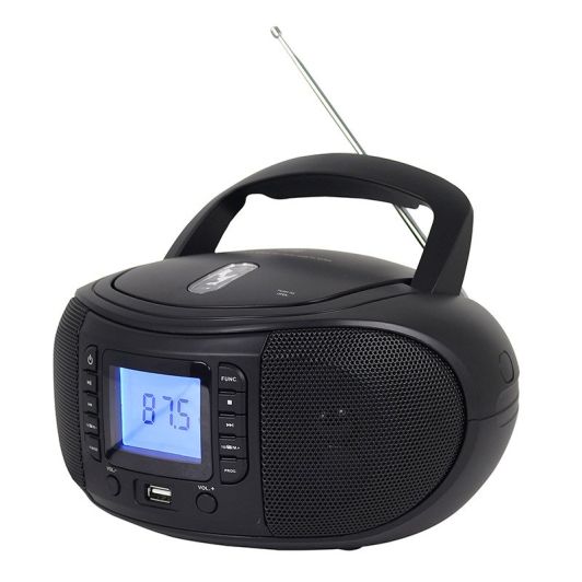 EDENWOOD RCD D11 USB Radio CD Negro