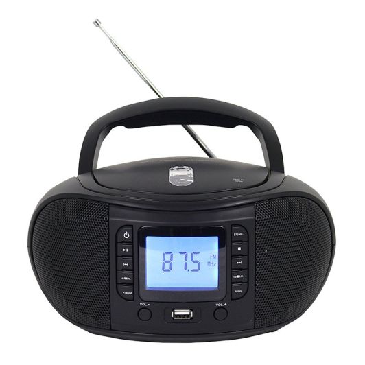 EDENWOOD RCD D11 USB Radio CD Negro