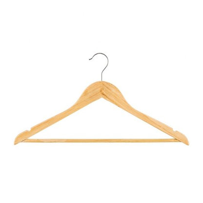 Perchas de Madera Natural Pack 4 Unidades