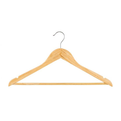 Perchas de Madera Natural Pack 4 Unidades