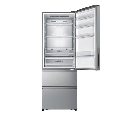 VALBERG CNF 493 E X180C Kombikühlschrank No Frost 493 L Edelstahl