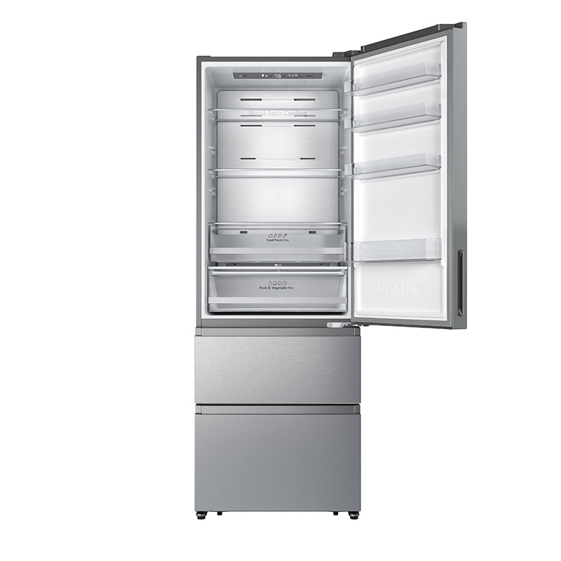 VALBERG Frigorífico Combi No Frost 493L Clase E Inox 200 cm