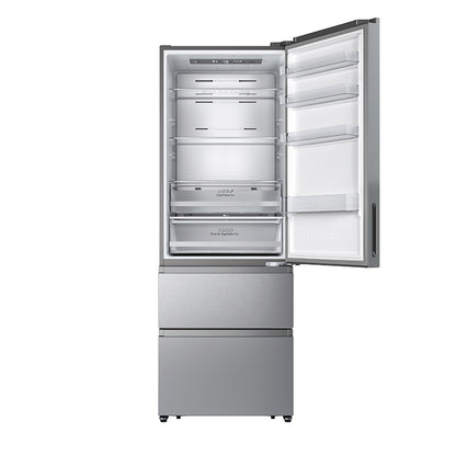 VALBERG Frigorífico Combi No Frost 493L Clase E Inox 200 cm