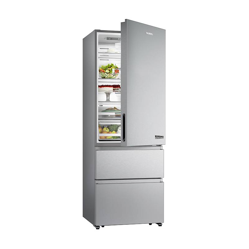 VALBERG Frigorífico Combi No Frost 493L Clase E Inox 200 cm