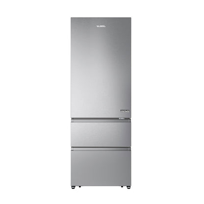 VALBERG CNF 493 E X180C Kombikühlschrank No Frost 493 L Edelstahl