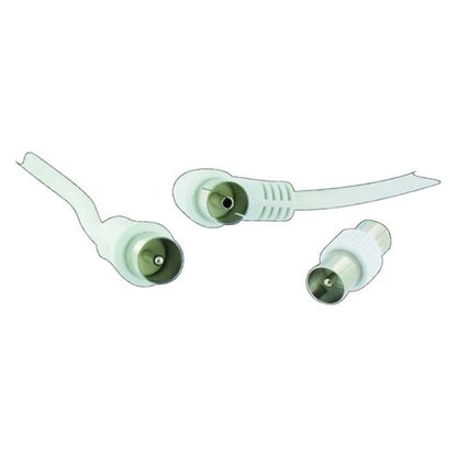 Cable Antena EDENWOOD 2 m Blanco – Conexión Coaxial