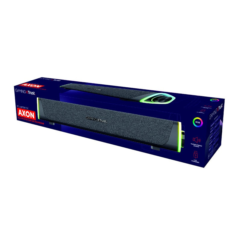 TRUST AXON Barra de Sonido para PC RGB 12W