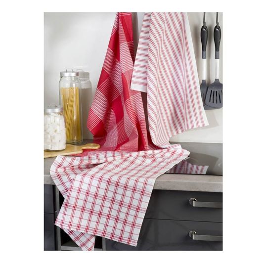 Assortiertes 3er Set Küchentücher 40 × 60 cm aus Baumwolle