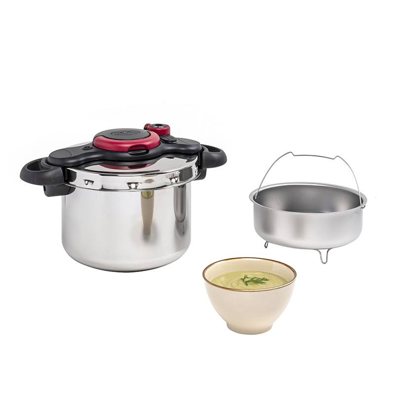TEFAL Clipso Minut Easy Olla a Presión 6L Inox