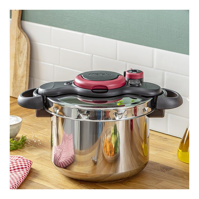 TEFAL Clipso Minut Easy Olla a Presión 6L Inox