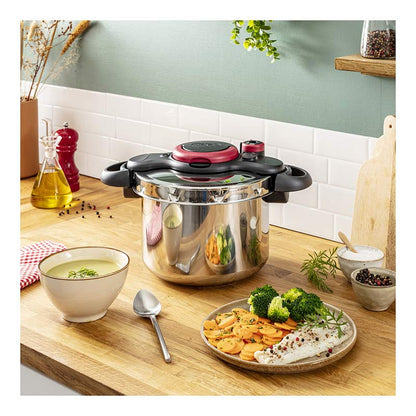 TEFAL Clipso Minut Easy Olla a Presión 6L Inox