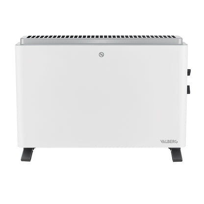 VALBERG Convector Eléctrico 2000W Calefactor Portátil Blanco