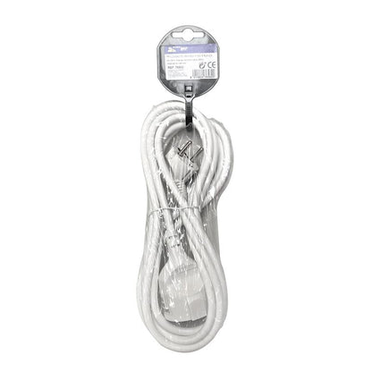 EUROBRIC Alargador 3 m Blanco Manguera Redonda 3 g 1,5