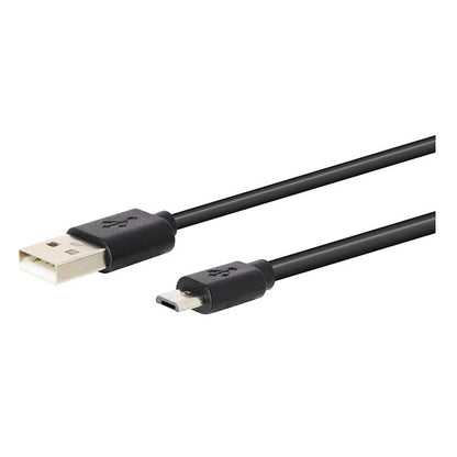 HIGH ONE 1M PVC Micro‑USB Ladekabel – Schwarz