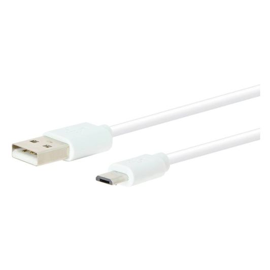 HIGH ONE 1M Weiß PVC Micro‑USB Kabel