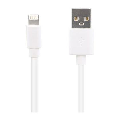 EDENWOOD Lightning Kabel 2,5 m Weiß MFI PVC für iPhone