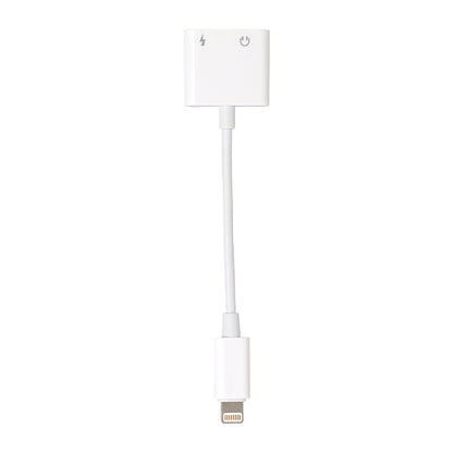 EDENWOOD Lightning-zu-Klinken-Adapter Weiß Kompakt für iPhone