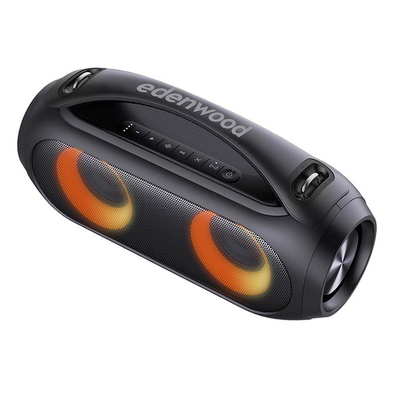 Edenwood Altavoz Bluetooth LED 45W Portátil con Radio FM
