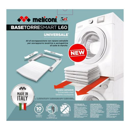 MELICONI Kit de Unión Universal para Lavadoras y Secadoras