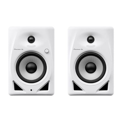 Pioneer DJ DM-50D-W Verstärkter Lautsprecher, Weiß, 25 W
